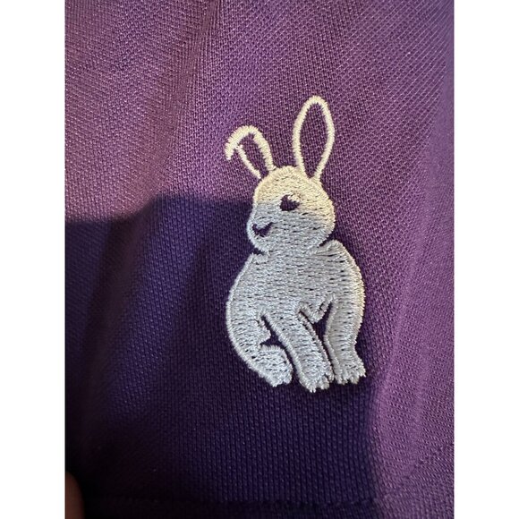 Cadbury Cutter & Buck Size M Polo Shirt NWT Women’s Slim Fit Purple Embroidered‎ - Picture 3 of 10